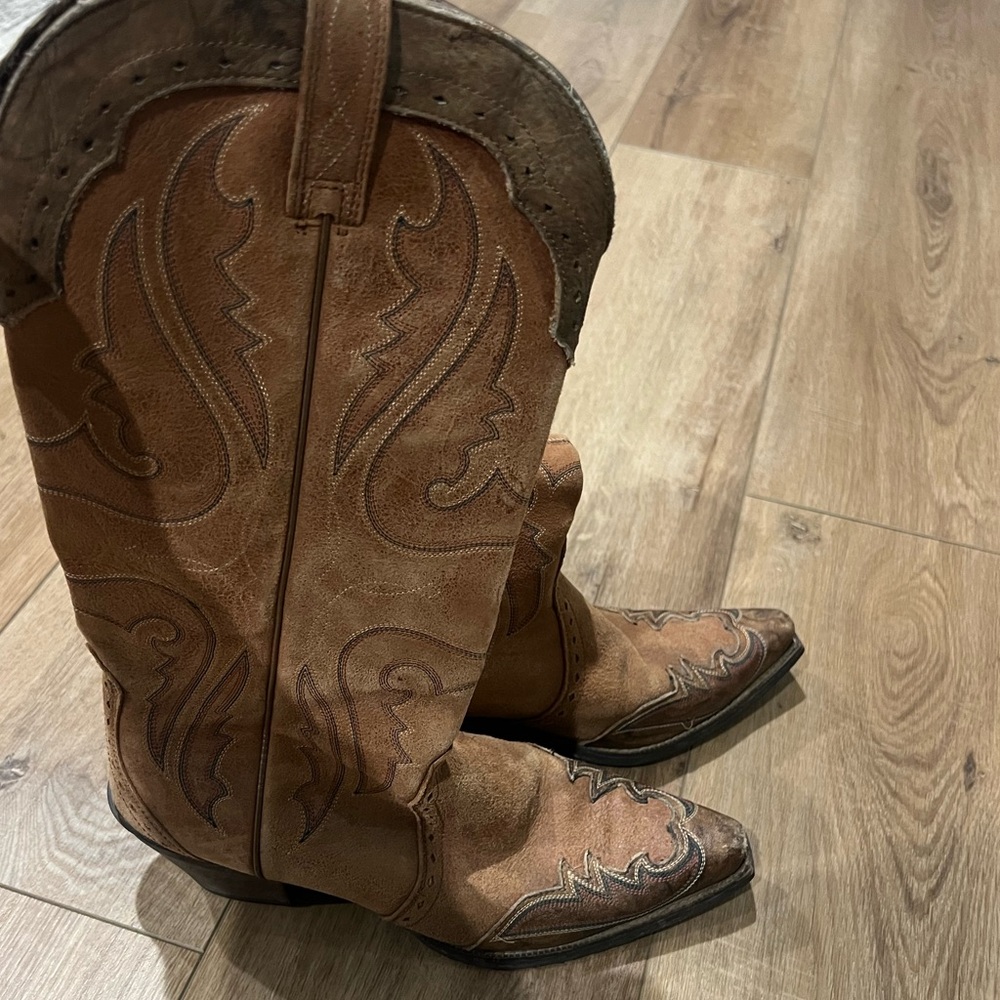 Ariat Women's Heritage Western Cowboy X-Toe Wingtip 9B - Picture 7 of 8